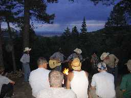 Campfire at Clark's Fork